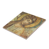 Vintage-Engel-Kunstwerk Fliese (Seite)