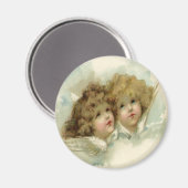Vintage Engel Magnet (Vorderseite/Rückseite)