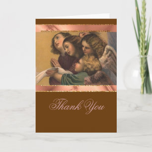 Vintage Engel Malerei Dankeskarte