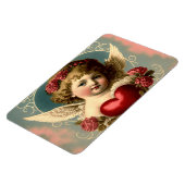 Vintage Engel mit Herz Magnet (Linke Seite)
