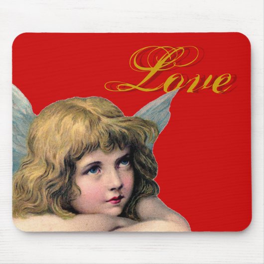 Vintage Engel Mousepad (Vorne)