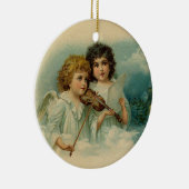 Vintage Engel-Ornament Keramik Ornament (Rechts)