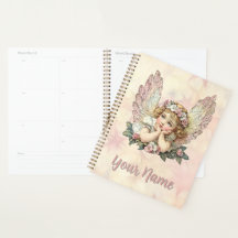 Vintage Engel Planer - personalisierbar mit Ihrem