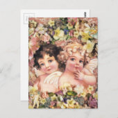 Vintage Engel Postkarte (Vorne/Hinten)