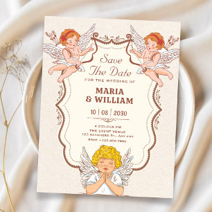 Vintage Engel Save The Date