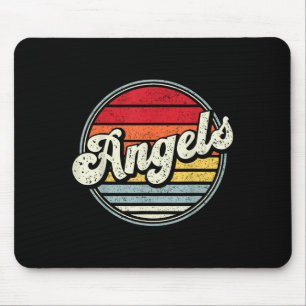 Vintage Engel Sportname Athletic Text Arch Geschen Mousepad