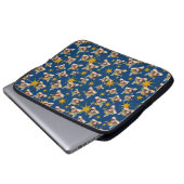 Vintage Engel & Sterne Laptopschutzhülle (Vorne Knopf)