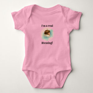 Vintage Engel T-Shirt Baby Bodysuit Strampler