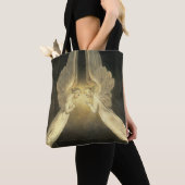 Vintage Engel über Jesus Christus Tasche (Von Nahem)