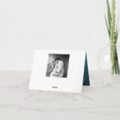 Vintage Engel und Valentine-Herz Feiertagskarte (Rückseite)