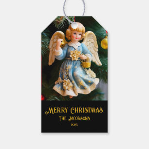 Vintage Engel Weihnachten Geschenkanhänger