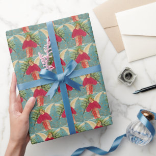 Vintage Engel Weihnachten Nativität traditionell Geschenkpapier