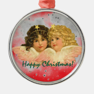 VINTAGE-ENGEL-WEIHNACHTSDEKORATIONEN ORNAMENT AUS METALL