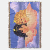 Vintage Engel werfen Decke (Vorderseite Vertikal)