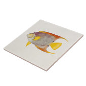 Vintage Engels-Fisch-Antiken-hawaiische Fliese (Seite)