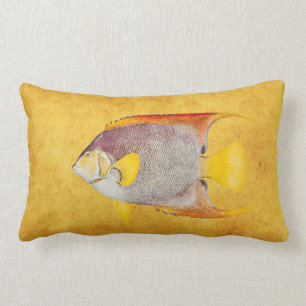 Vintage Engels-Fisch-Antiken-hawaiische Lendenkissen