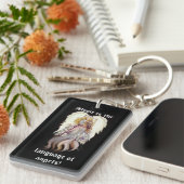 Vintage Engels-Musik Schlüsselanhänger (Vorderseite rechts)