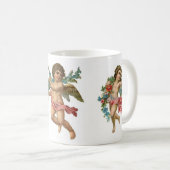 Vintage Engels-Schale Kaffeetasse (VorderseiteRechts)