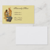 Vintage Engels-u. Harfen-Geschäfts-Karte Visitenkarte (Vorne/Hinten)