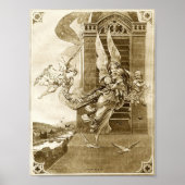 Vintage Engelsschildkröte Poster (Vorne)