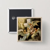 Vintage Engelsteine aus dem Altertum Button (Vorne & Hinten)