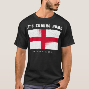 Vintage-England-Flagge Es kommt nach Hause  Für Lo T-Shirt