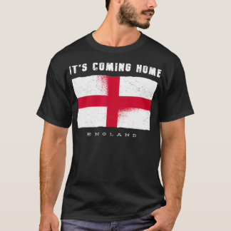 Vintage-England-Flagge Es kommt nach Hause Für Lo T-Shirt