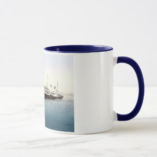 Vintage England Folkestone Hafen 1890er Tasse