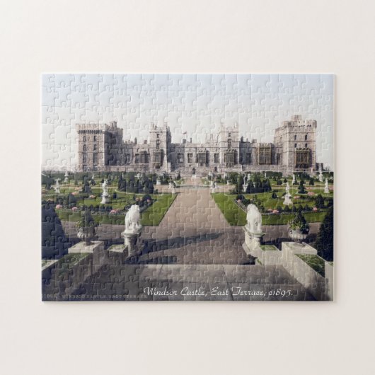 Vintage England-Laubsäge, Windsor Schloss Puzzle (Horizontal)