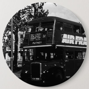 Vintage-England London Doppeldeckerbus Button