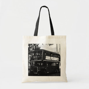 Vintage-England London Doppeldeckerbus Tragetasche