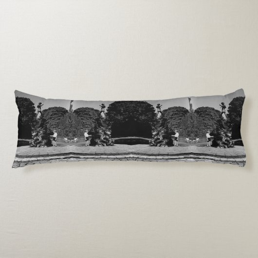 Vintage England London Peter Pan statue Kensington Seitenschläferkissen (Vorderseite)