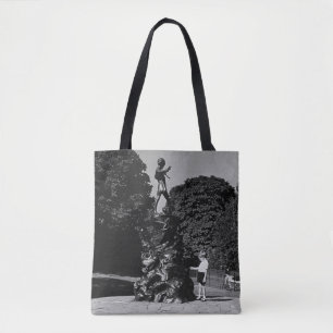 Vintage England London Peter Pan Statue Kensington Tasche