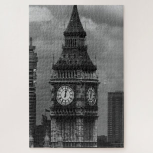 Vintage England London Postamt-Turm Big Ben Puzzle