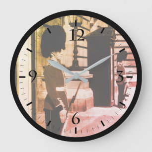 Vintage England London Wache vor Buckingham groß Große Wanduhr