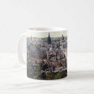 Vintage England Oxford Stadtpanorama c1895 Kaffeetasse