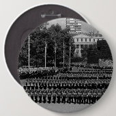Vintage Engländer-Garden marschieren langsam 1970 Button (Vorne & Hinten)