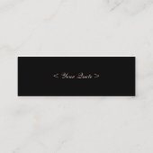 Vintage englische mini visitenkarte (Rückseite)