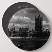 Vintage englische Parlamentsgebäude Button (Vorne & Hinten)