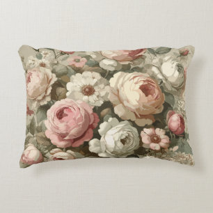 Vintage englische Rose Garden Cotgore Deco Dekokissen