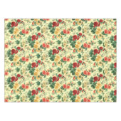 Vintage Englische Rose Trellis Pattern Tischdecke (Vorderseite (Horizontal))