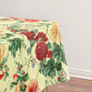 Vintage Englische Rose Trellis Pattern Tischdecke