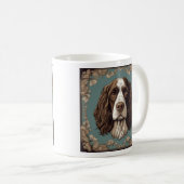 Vintage englische springer spaniel kaffeetasse (VorderseiteRechts)