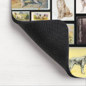 Vintage englischer Setzer-Zigarette kardiert Mousepad (Ecke)