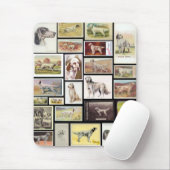 Vintage englischer Setzer-Zigarette kardiert Mousepad (Mit Mouse)