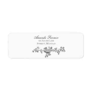 Vintage englisches Blumengemuster Toile de Jouy-Gr