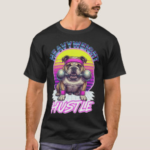 Vintage English Bulldog Athletic Club - Retro Hund T-Shirt