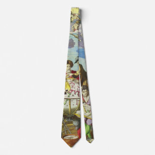 Vintage Entdecker mit antiker Globuskarte, 1542 Krawatte