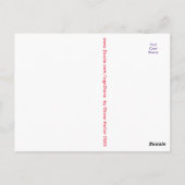 Vintage Ente & Bunny Child's Valentine Postkarte (Rückseite)