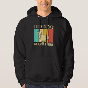 Vintage Ente für Duck Men Mallard Drake Hoodie
